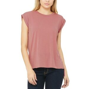 Bella Canvas Mauve Flowy Muscle T-Shirt